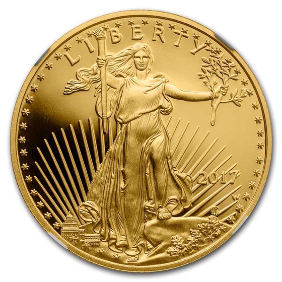 2017-W 1/2 oz Proof Gold American Eagle PF-70 NGC (ER) 2017-W 1/2 oz Proof Gold American Eagle PF-70 NGC (ER)